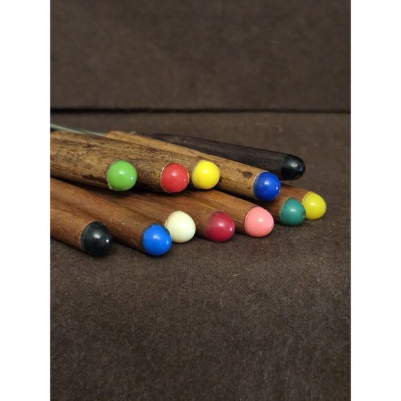 Set of 6+ Vintage 1970’s Fondue Forks Japan Stainless Steel - Picture 6 of 8